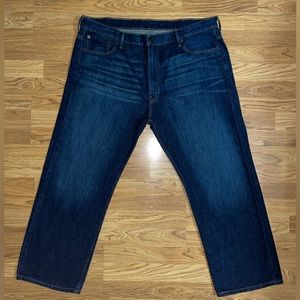 Levi’s 569 Loose Straight Fit Jeans Men’s Size 42x30 Dark Wash EUC